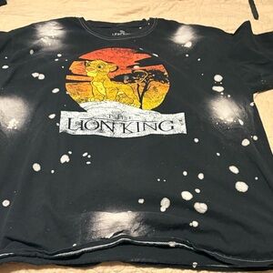 Disney Black Lion King Short Sleeve Tee